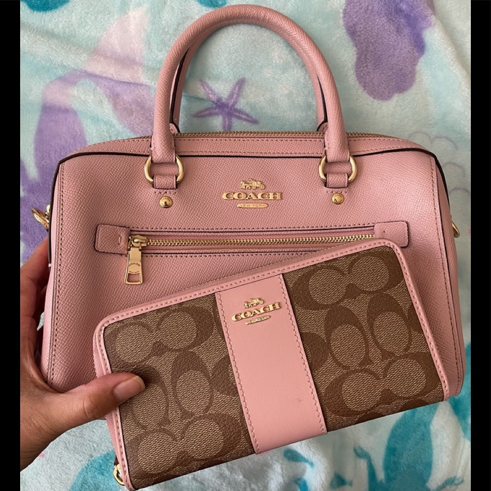 Coach Purse and Wallet Set
